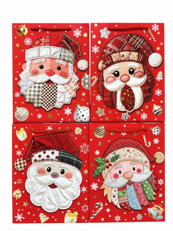 Photo of Medium Santa Parade Gift Bag Pk12