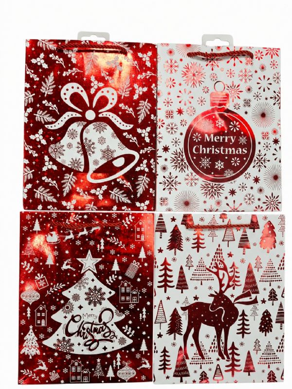 Photo of Medium Festive Spirit Gift Bag Pk12