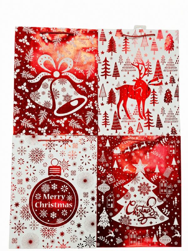 Photo of Ex Large Festive Spirit Gift Bag Pk12