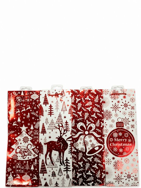 Photo of Snowflake Christmas Bottle Bag Pk12