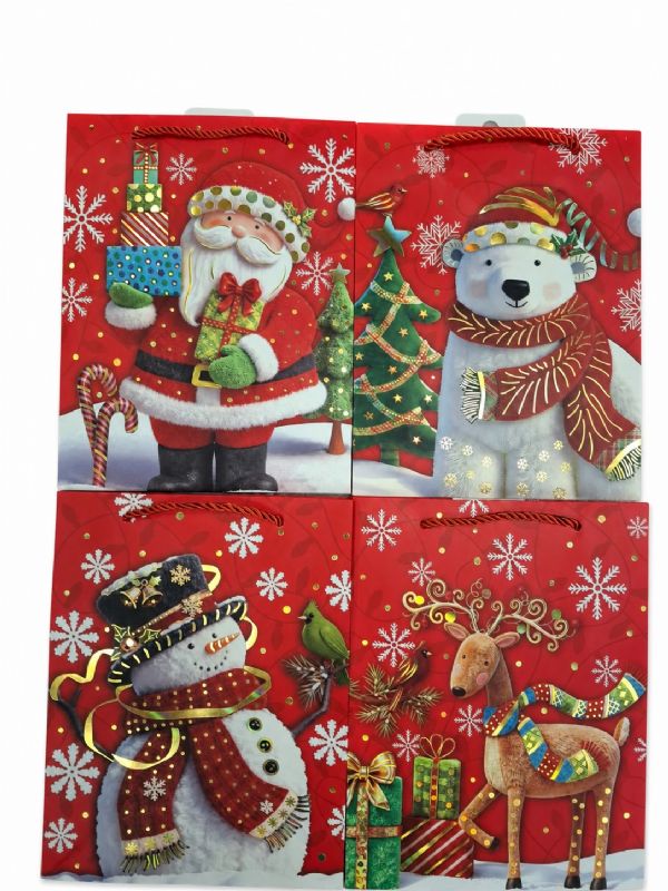 Photo of Medium Merry & Bright  Gift Bag Pk12
