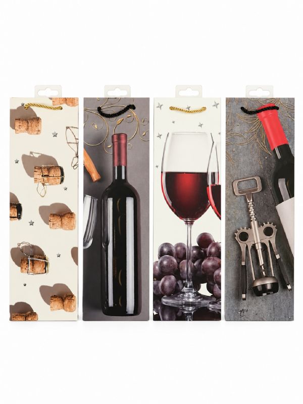 Photo of Wine Lovers Bottle Bag Pk12