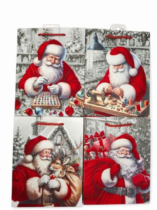 Photo of Medium Santas Story  Gift Bag Pk12