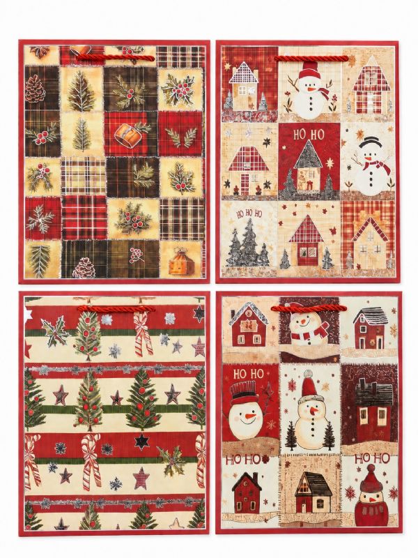 Photo of Medium  The Snowman Gift Bag Pk12