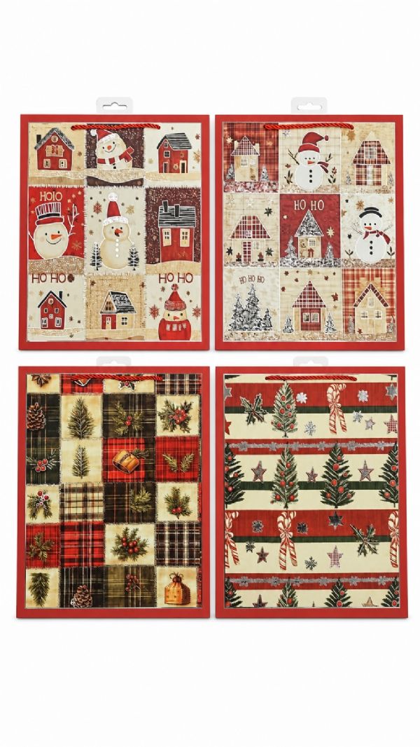 Photo of Large The Snowman Gift Bag Pk12