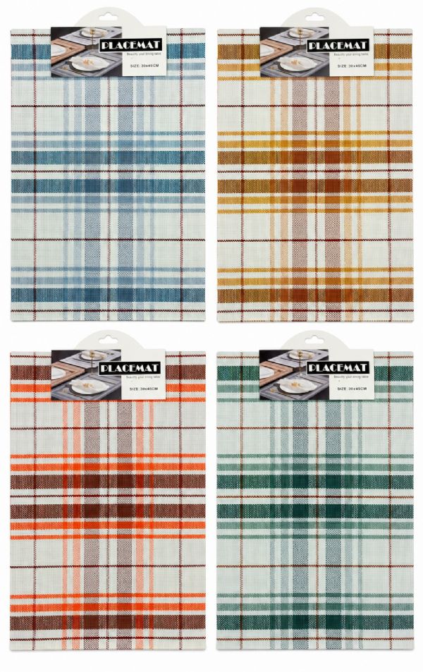 Photo of Table Placemat 2  4 Asst  30x45cm Pk12