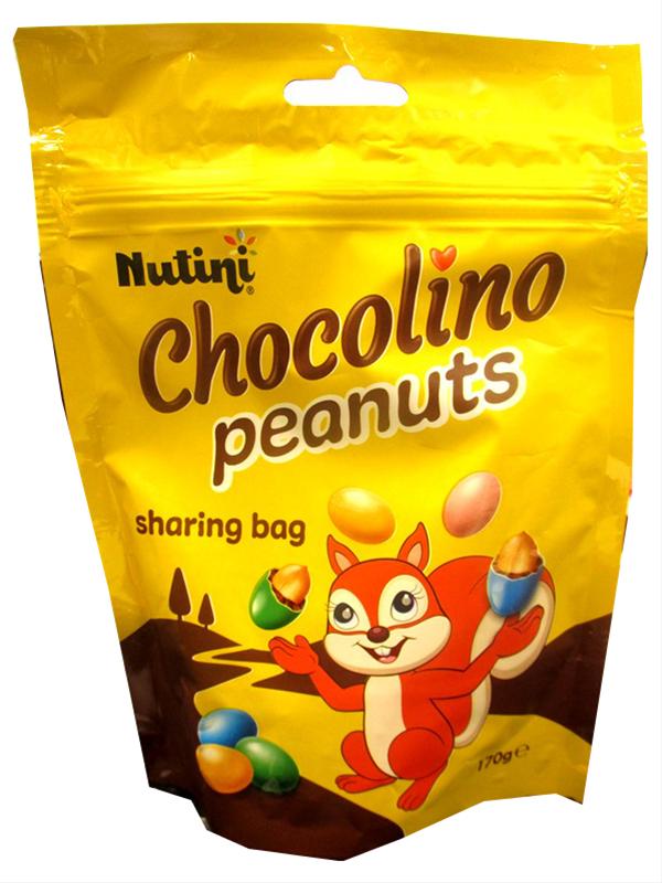 Image of Nutini Chocolino Peanuts Pk24x170g