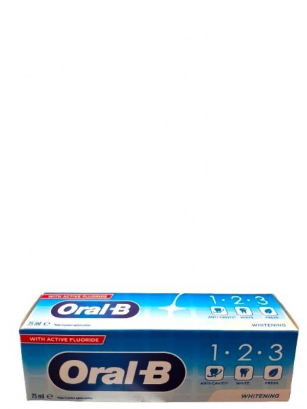 Photo of Oral B  123 Whitening Toothpaste  Pk12
