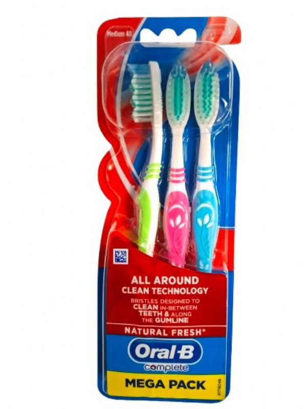 Photo of Oral B  Medium Toothbrush All Around Pk6x3's