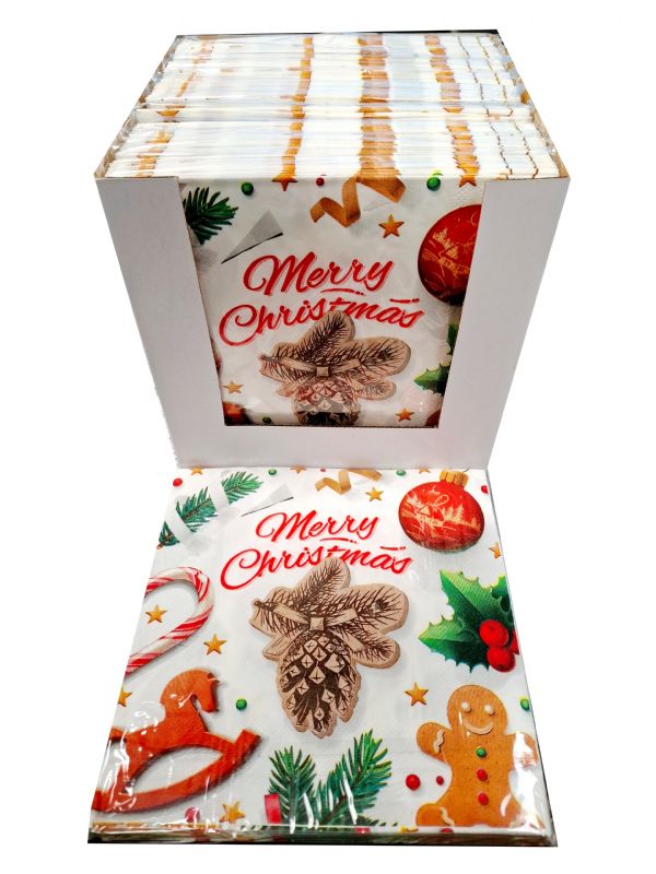 Photo of Festive 3ply Christmas Napkins Pk10