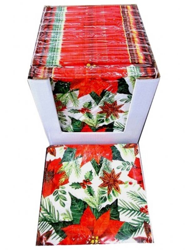 Image of Christmas Napkins Mistletoe Pk10x20's Pf73f