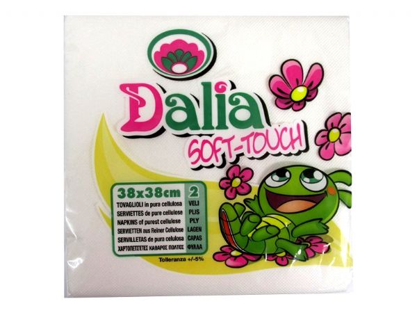 Photo of Dalia Soft Touch Napkins 38x38cm 2ply Pk24