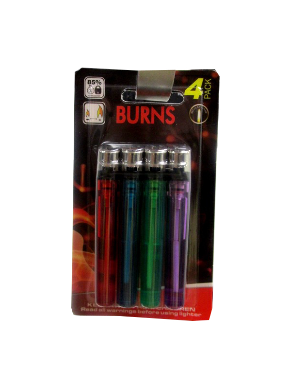 Image of Burns 4pk Lighter Pk50x4'S