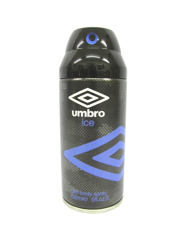Image of Umbro Ice Body Spray Deo 6x150ml Blue Ub09957