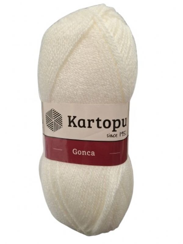 Photo of K019 Kartopu Light Cream Double Kn  Wool Pk10