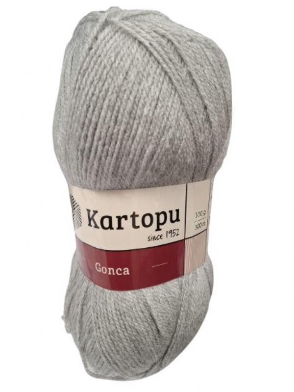 Photo of K1000 Kartopu  Grey Double Knit Wool Pk10