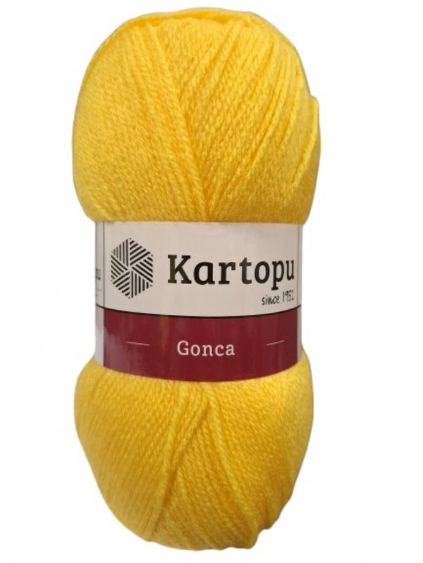 Photo of K307 Kartopu Sunburst Yellow Doubl  Wool Pk10
