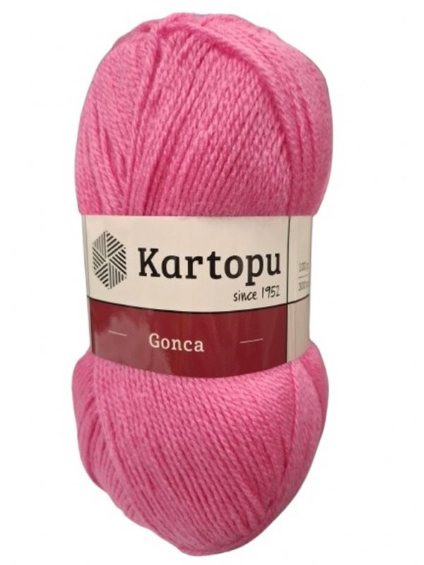 Photo of K737 Kartopu  Hot Pink Double Knit Wool Pk10