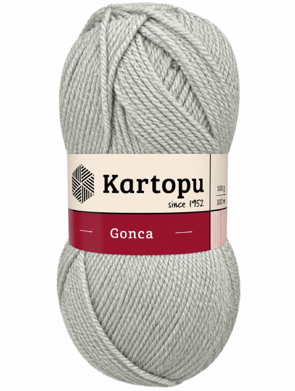 Photo of K920 Kartopu New Grey  Double K Wool Pk10