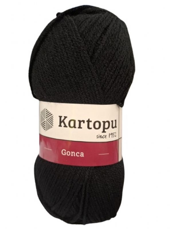 Photo of K940 Kartopu Black Double Knit  Wool Pk10