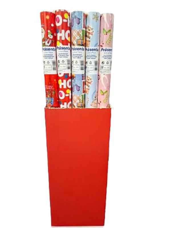 Photo of Xmas Cute Wrap 4m Red D/box Pk24