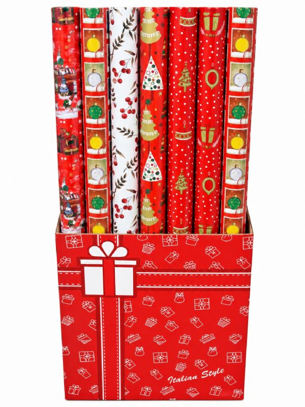 Photo of New Traditional Xmas Wrap  Pk40