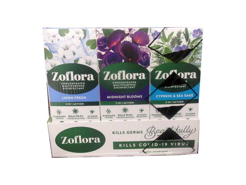 Image of Zoflora  Cypress,Linen & Midnight 3asst  Pk12