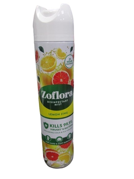 Image of Zoflora Antibac Spray Lemon Zing 6x300ml