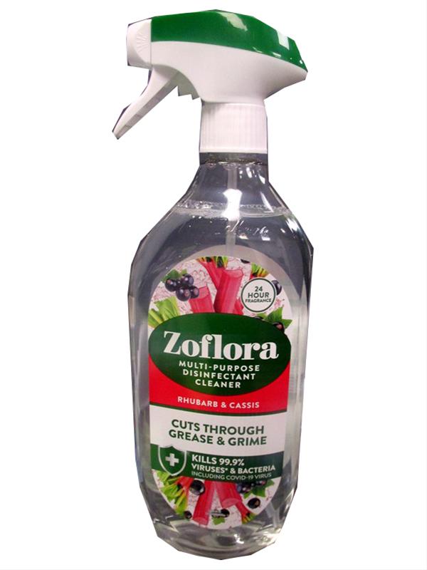 Image of Zoflora Rhubarb &cassis Multi Spray Pk6x800ml