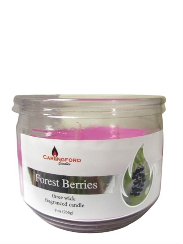 Photo of Carlingford 3 Wick Forest Berries Candle  Pk6