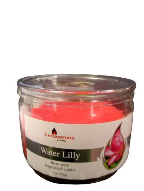Photo of Carlingford 3 Wick Water Lilly Candle Pk6