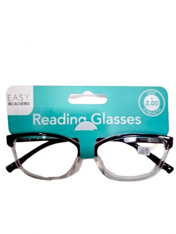 Photo of Heavy Frame Reading Glasses +2.00 Pk12