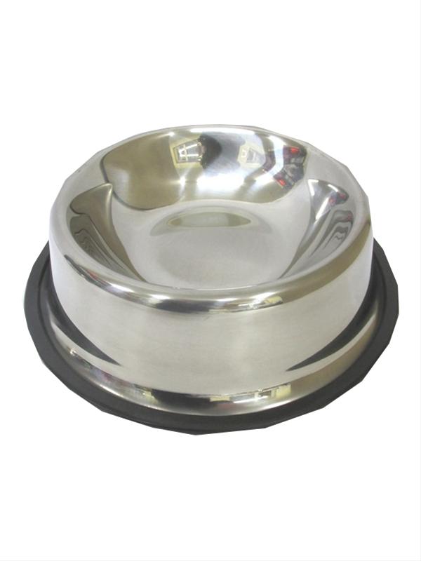 Photo of Metal Dog Bowl 18cm Pk24 Med Md4038