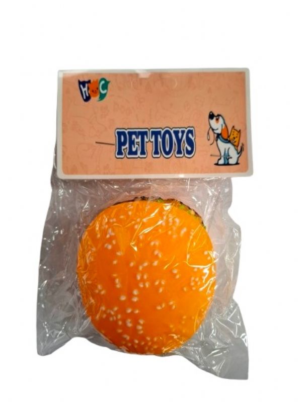 Photo of Dog Toy Squeaky Hamburger Pk12 Md4045