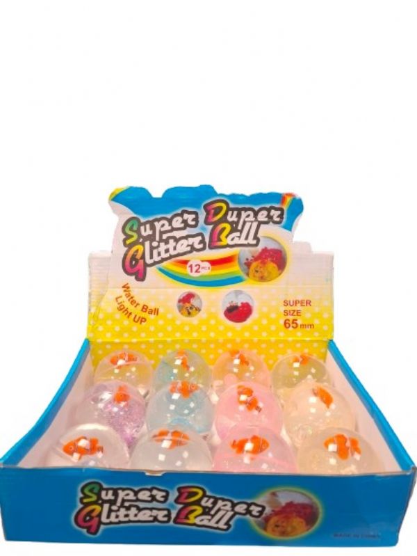Photo of Hi Bounce Ball Fish Light Up Pk12 Md4059
