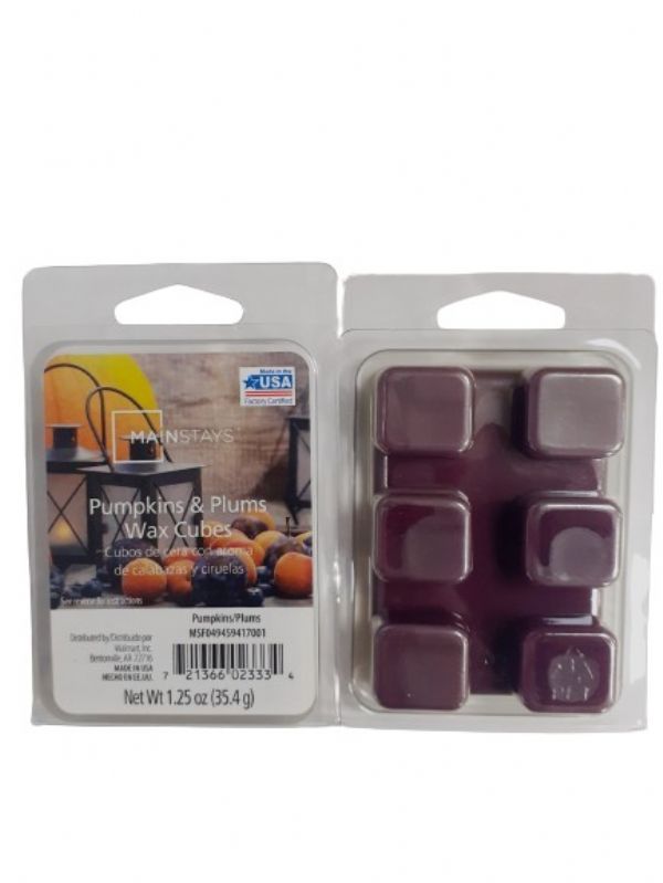 Photo of Pumpkins & Plums Wax Melt 6 Cube Pk12
